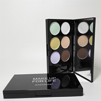 6 Color repair Flawless Cream Tone Disc Correction Complexion Cover Blood Mitt Freckle Eyewear Bag Color Makeup Pink