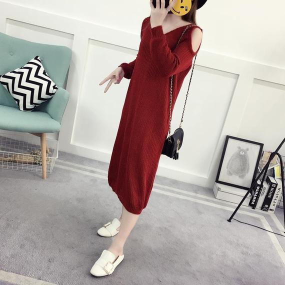 Áo len thu đông 2018 gợi cảm quây cổ chữ V thon gọn thon rắn màu dài đáy áo sơ mi nữ dài tay áo thun áo len đôi
