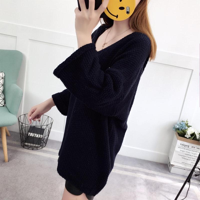 Áo len mùa thu trùm đầu của phụ nữ Hàn Quốc áo khoác nữ thời trang hoang dã áo khoác 2017 áo len croptop