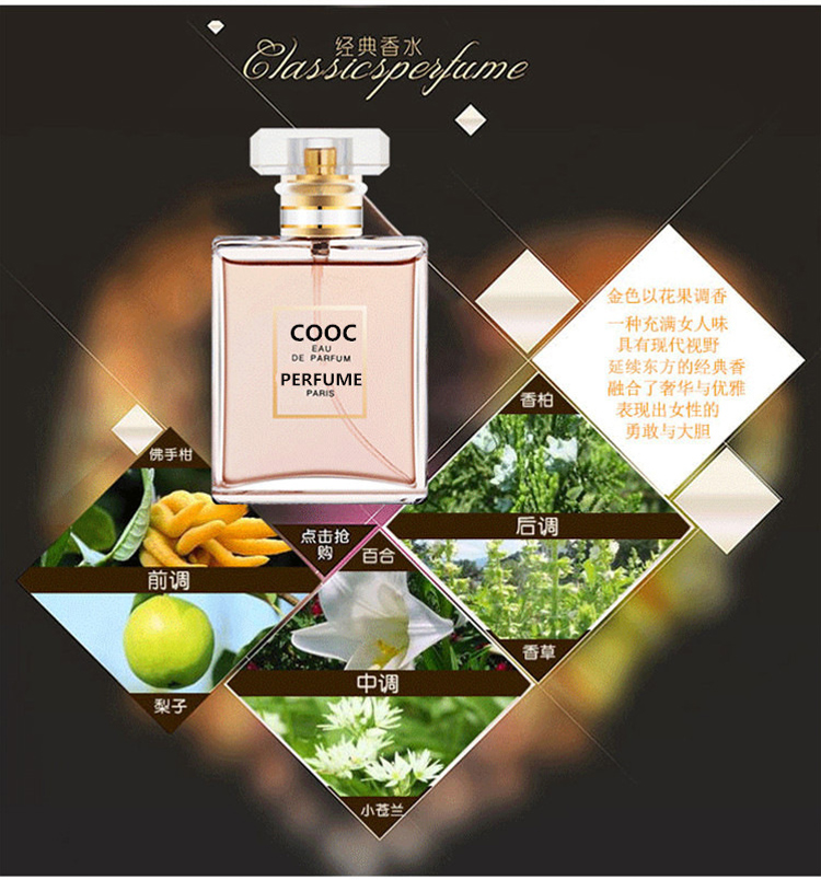 [Spike net red nổ mô hình] nước hoa nam và nữ ca cao hương thơm lâu dài nước hoa tươi CO0C 50ml - Nước hoa nước hoa supremacy