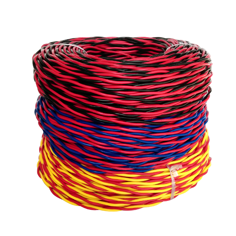 Copper core power cord RVS BVB RVVB home improvement engineering fire wire red and black wire twisted wire