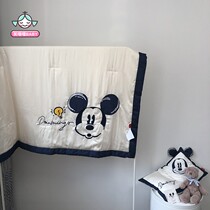 Cartoon children 60s Lan Jing Tian Xia Liang is a kindergarten baby nap by single soybean fiber air conditioning