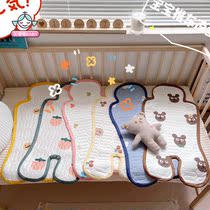 ins Nordic cartoon childrens cart Cushion summer ice silk cushion cute baby safety seat latex cushion