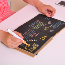 Zhongbai paint pen graffiti pen black card handmade diy photo album paint pen thick wedding sign oil pen