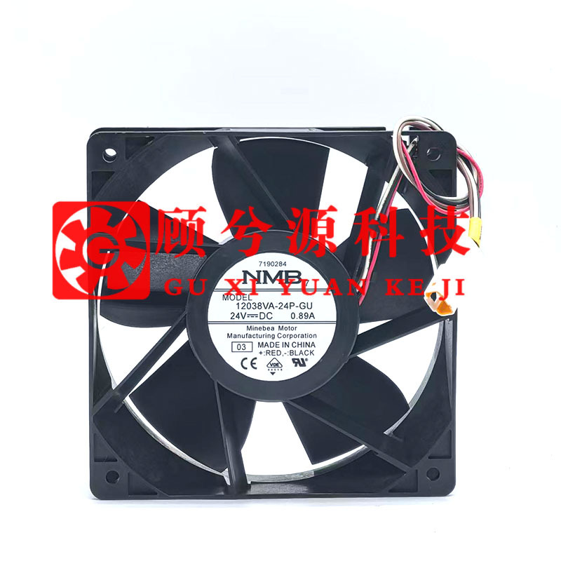 Original Nmb 12cm 12038Va-24P-Gu 24V 0.89A Pwm Speed Control Inverter Cooling Fan Original Nmb 12cm 12038Va-24P-Gu 24V 0.89A Pwm Speed Control Inverter Cooling Fan