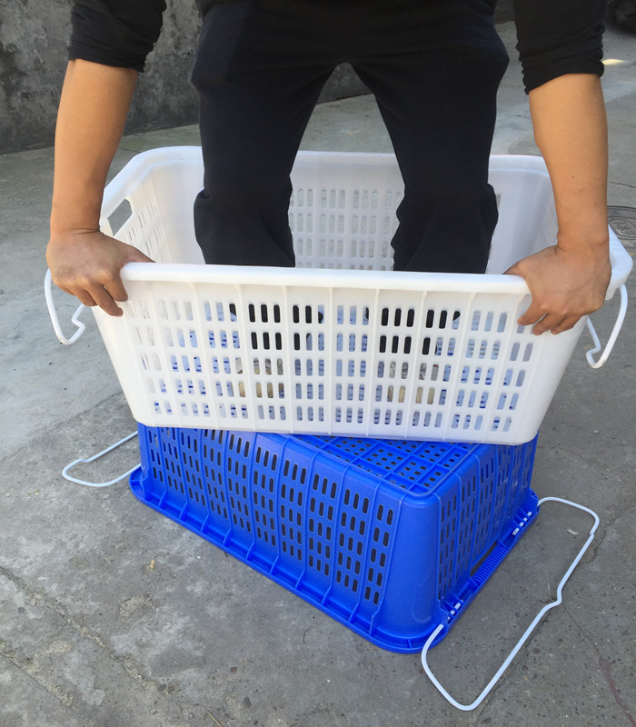 Large number thickened plastic weekly transfer basket containing vegetable basket fruit and vegetable clothing aquatic basket Basket Express logistics box