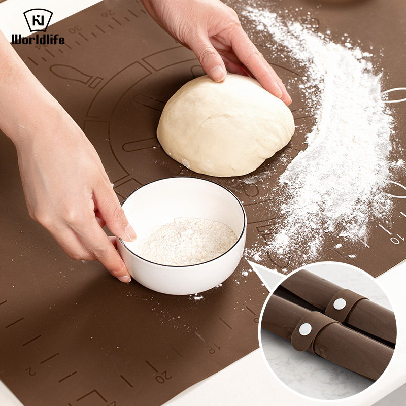 Thickened Food Grade silicone Silicone Knead Mat ROLLING PAD CASE PLATE BAKING PANEL HOME AND PAD PLASTIC AND FACE PAD