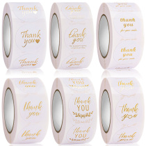 Thank you for the white hot stamping tag thanks for sticker seal decoration sticker