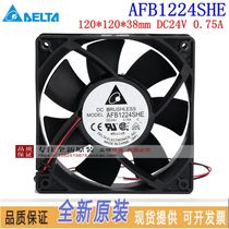 Original Delta AFB1224SHE 12038 24V 0 75A large volume converter fan axial flow fan