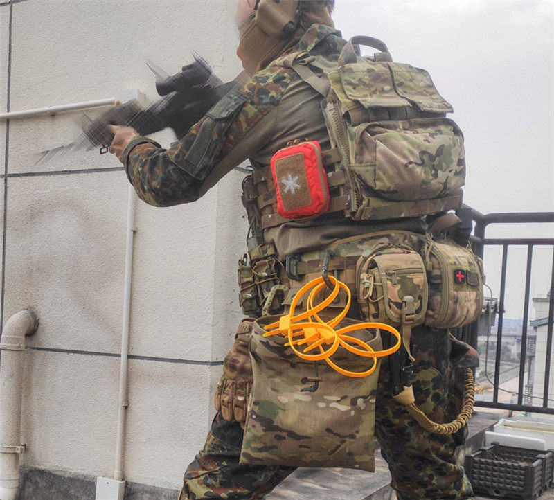 Нейлоновая красная тактическая модульная сумка с аксессуарами, небольшая сумка, сумка-органайзер, поясная сумка diy 