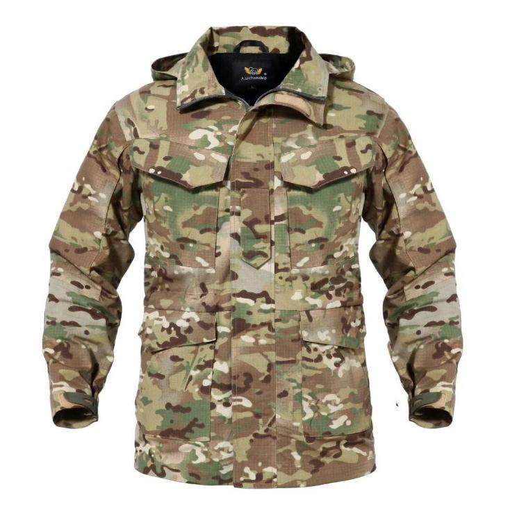 Tactical Tom stormtrooper CP multi-terrain tactical windbreaker style men's M65 jacket spring and autumn outdoor thin section