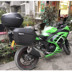 Kawasaki Z250 Xia De Ninja KAWASAK Đuôi xe chuyên dụng Khung bên Ninja phát hành nhanh Xiade đuôi hộp bên hông - Xe gắn máy phía sau hộp thùng cốp sau xe máy Xe gắn máy phía sau hộp
