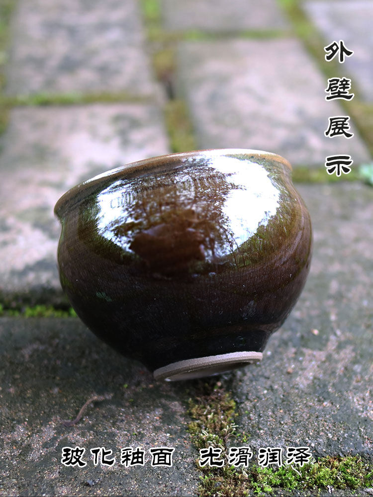Здание 正宗建阳建盏纯手工主人茶杯大号陶瓷茶具原矿釉铁胎可养油滴茶盏 Здание 正宗建阳建盏纯手工主人茶杯大号陶瓷茶具原矿釉铁胎可养油滴茶盏