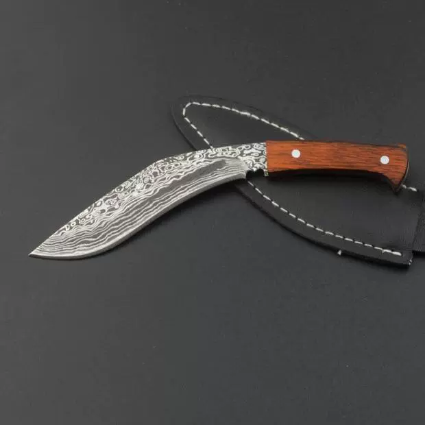 Damascus thép nhỏ dao rựa nhỏ cầm tay ngoài trời nhỏ saber chìa khóa tự vệ dao công cụ bỏ túi thiết bị tự vệ - Công cụ Knift / công cụ đa mục đích