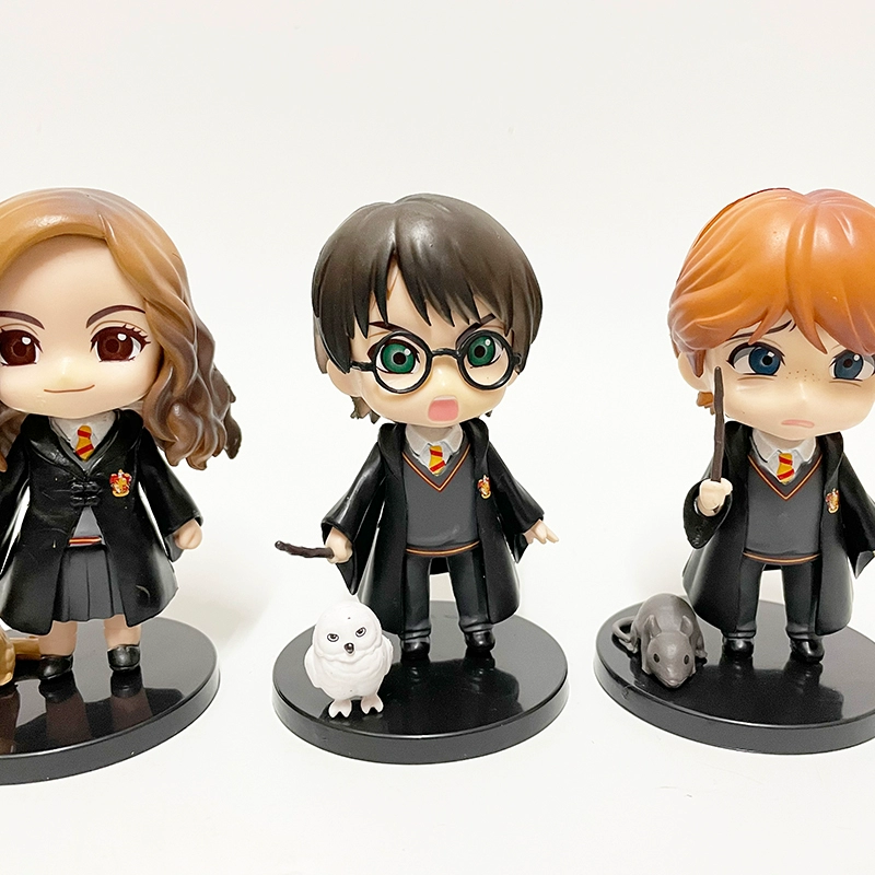 Harry Potter đất sét hình Q phiên bản Q Hermione Ron harry thợ gốm Gryffindor áo choàng phù thủy phiên bản Q - Capsule Đồ chơi / Búp bê / BJD / Đồ chơi binh sĩ