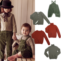 50 natural fish laid TIA CIBANI KIDS casual minimalist back with pants soft and pro-wear summer new