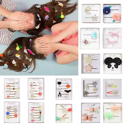 Ran Fish shop meri meri children's hairpin Liuhai ice cream hairpin hairpin unicorn hairpin