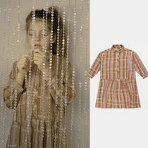 30 Natural Fish Palate Ams aw19 Girl Little Frescoed Dress Classic summer new