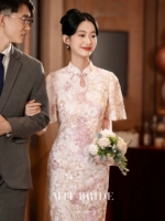 Ципао, элегантное вечернее платье, юбка, изысканный стиль, китайский стиль