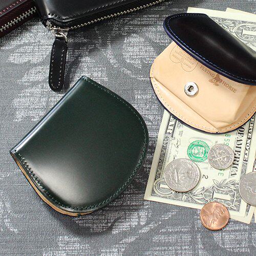 Japanese Flying Horse Palace Horse Horse Palace Horse Cordovan Leather Chase Pocket Chain Pocket