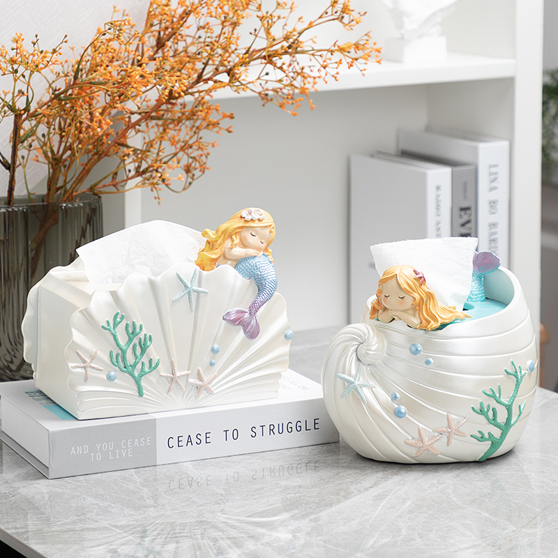 Paper Towel Box Creative Living Room Toilet Paper Box Home Desktop Extractable Toilet Paper Art Sensation Cute Cartoon Decorations Pendulum American