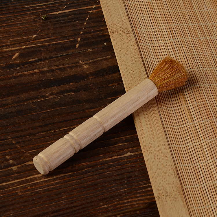 Tea pen bamboo raising pot pen pure handmade natural brush sweeping tea Tea track Kung Fu Six Gentleman Accessories Zero Fit 10-Taobao