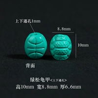 1 раковины черепахи (через отверстия)