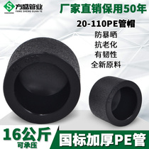 PE socket type pipe cap pipe plug plug cover pipe stump 20 4 points 25PE water pipe pipe pipe fittings