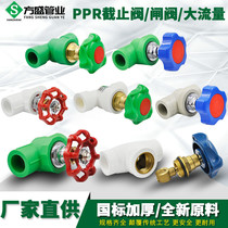 PPR globe valve ppr valve PPR lift type copper globe valve PPR water pipe pipe pipe fittings fittings