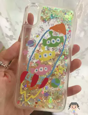 Egg nursery original three-eyed rocket ice cream candy color summer quicksand Hyuna wind cartoon transparent protective shell