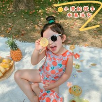 Children's Swimwear Baby Girl Summer Bikini Siamese Swimwear 1 Vacation 2-year-old Girl's New Beach Swimwear
