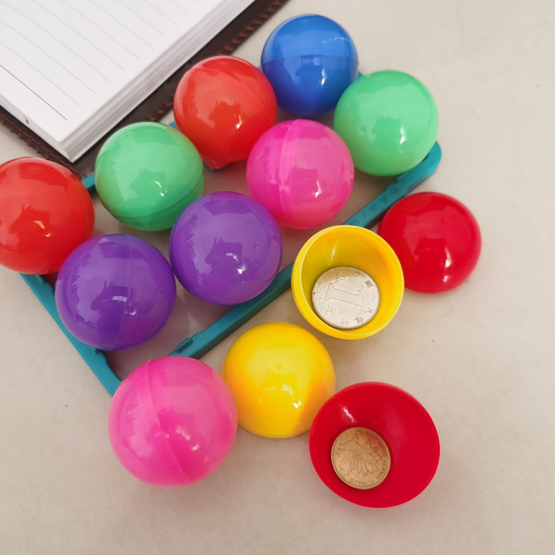 Open ball Lottery lottery Lottery No word ball Lottery Personality creative open cover ball Hollow ball lottery ball Color table tennis lottery box