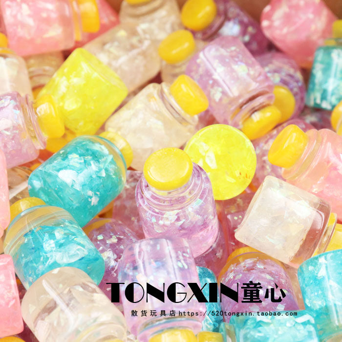 Simulation miniature model doll supermarket bjd accessories mini version food toy small ornaments pulp crystal jar beverage bottle