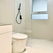 Six bay white soft light micro cement tiles 800x800 toilet kitchen wall brick toilet balcony floor tiles Foshan