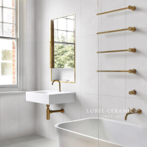 Liubei Wai Jing Feng Micro Cement Tile Cream Kitchen Toilet 400X800 Wall Tiles Soft Light Balcony Floor Tiles