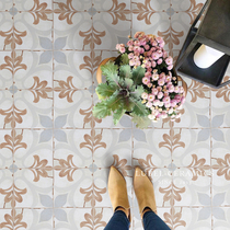 Liubei abject poor wind small tile toilet tile bathroom kitchen wall tile retro balcony non-slip floor tiles