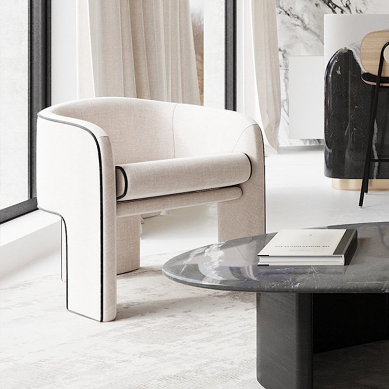 Sketch furniture Nordic single light luxury sofa chair Retro homestay designer small apartment living room bedroom chair