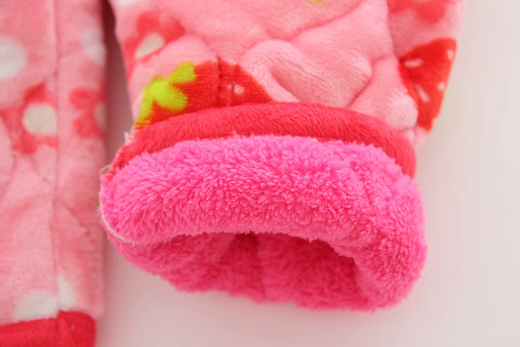 Đồ ngủ mùa đông phụ nữ san hô lông cừu bộ đồ ngủ flannel dịch vụ nhà dày lên trung niên dài tay mùa thu và bộ đồ mùa đông thời trang mặc nhà