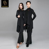 Dancebaby Latin dance dance dance quần áo phù hợp với nam và nữ tay áo dài thực hành nhảy cardigan cardigan DA923 - Khiêu vũ / Thể dục nhịp điệu / Thể dục dụng cụ váy nhảy dancesport trẻ em