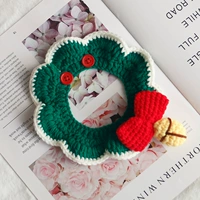 Плетеный колокольчик с бантиком, чокер