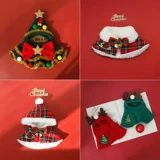 Милое рождественское украшение для ногтей, накидка, шарф, шарф-платок, аксессуар