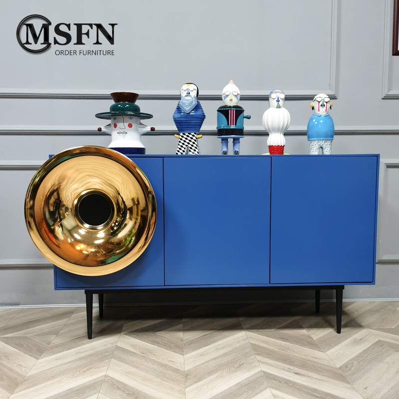 Masfino Nordic modern creative design metal horn storage living room porch cabinet dining room dining cabinet