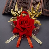 Высококлассный креативный аксессуар для невесты на лацкан, китайский стиль, полный комплект