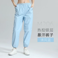 Qingfeng Blue (штаны с потом средней талии)