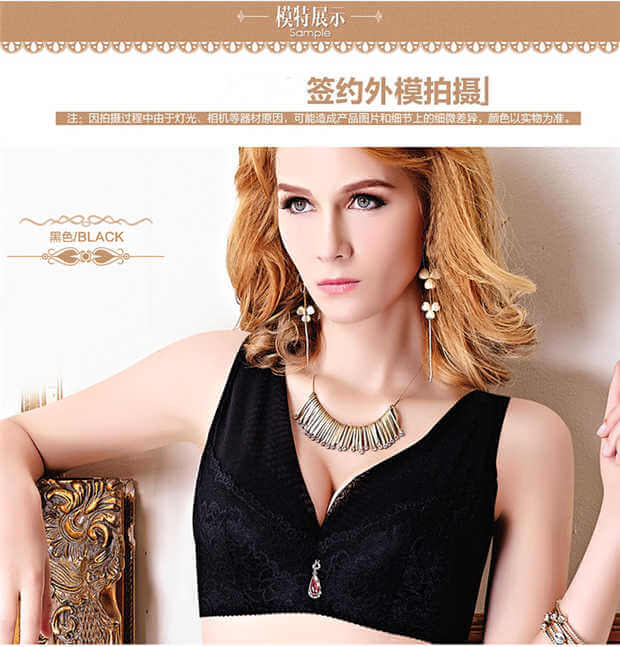 Siêu mỏng không có bọt biển, vòng thép tập hợp áo ngực, kiểm soát ngực, kích thước lớn, dây đeo vai rộng, đồ lót gợi cảm, béo mm áo lót 3 dây