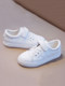 儿童板鞋男童白色休闲鞋子春秋季女童小白鞋百搭小学生白色运动鞋