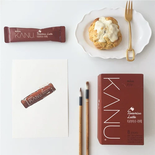 Южная Корея импортировала Максим Кану Кану без сахара, двойной ванильный матча чайный кофе кофе кофе