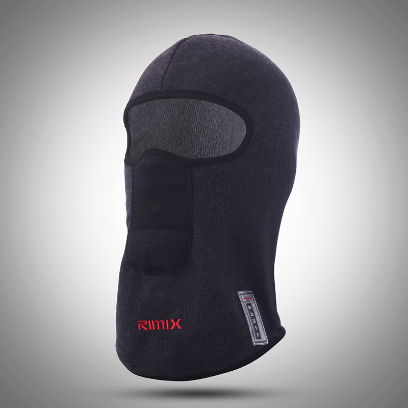 Rabbit suede knit double layer suede cold and warm headgear soft and comfortable outdoor riding protective face headgear hat