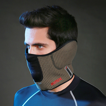 RIMIX warm mask earmuffs thickened and velvet ear headgear lamb cashmere cold-resistant outdoor riding hood