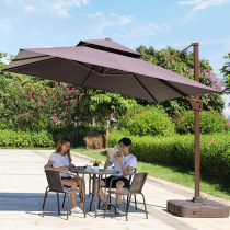  Outdoor parasol Roman umbrella Villa Roman umbrella Outdoor umbrella Big sun umbrella Courtyard umbrella Outdoor terrace stall umbrella